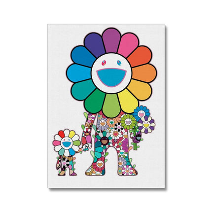 Artistic Collaboration: KAWS x Murakami Flower Buddies - Gallerie Canvas