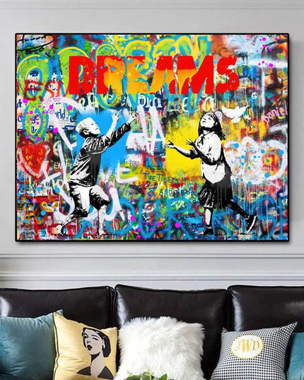 Street Dreams: Graffiti Street Art by Stephen Chambers - Gallerie Canvas