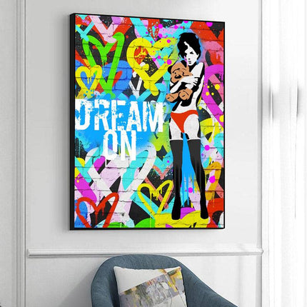 Colorful Daydreams: Dream On by Stephen Chambers - Gallerie Canvas