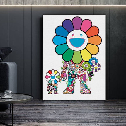 Artistic Collaboration: KAWS x Murakami Flower Buddies - Gallerie Canvas