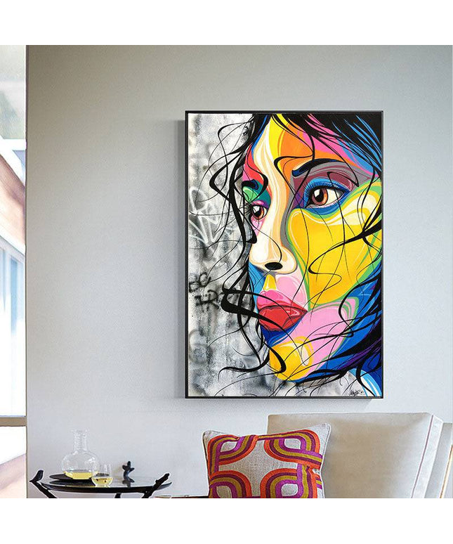 Abstract Lady Wall Poster