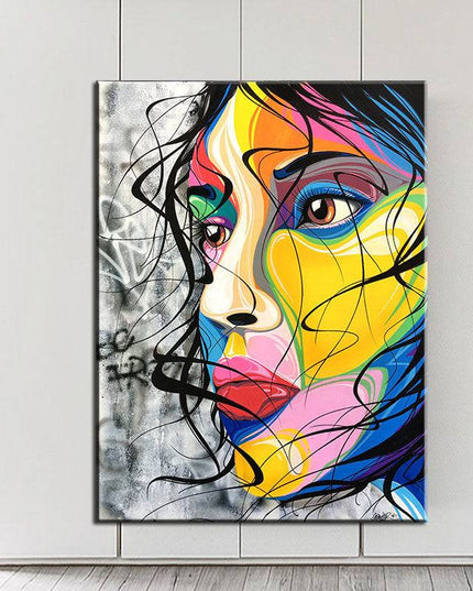 Abstract Lady Wall Poster