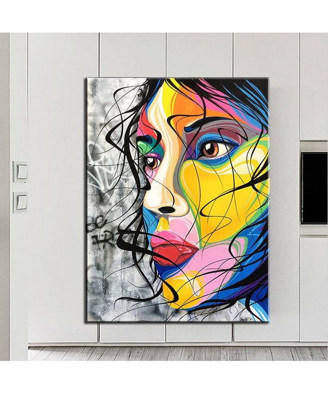 Abstract Lady Wall Poster