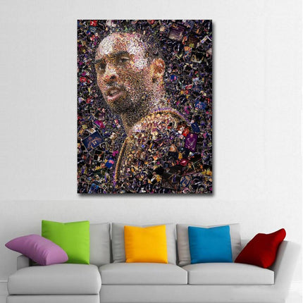 Copy of Kobe Bryant - Classic Lakers Portrait Canvas Print Wall Poster