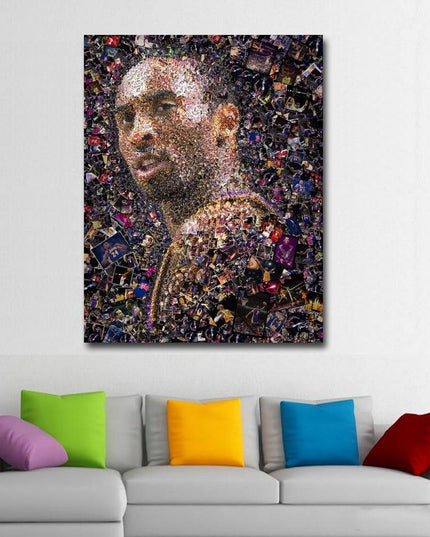 Copy of Kobe Bryant - Classic Lakers Portrait Canvas Print Wall Poster