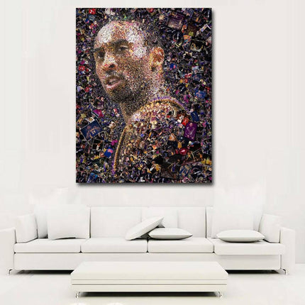 Copy of Kobe Bryant - Classic Lakers Portrait Canvas Print Wall Poster