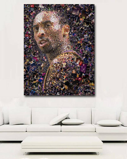 Copy of Kobe Bryant - Classic Lakers Portrait Canvas Print Wall Poster