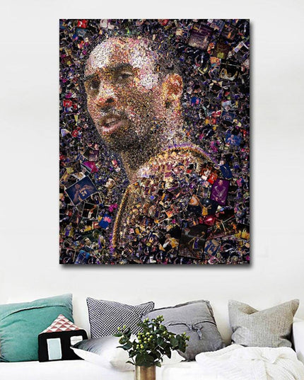 Copy of Kobe Bryant - Classic Lakers Portrait Canvas Print Wall Poster