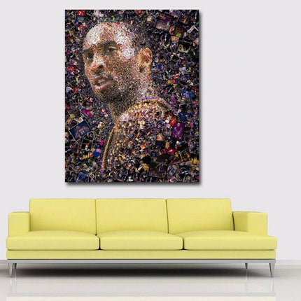 Copy of Kobe Bryant - Classic Lakers Portrait Canvas Print Wall Poster