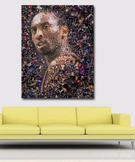 Copy of Kobe Bryant - Classic Lakers Portrait Canvas Print Wall Poster