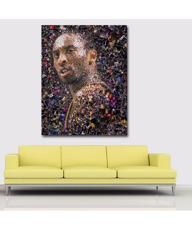 Copy of Kobe Bryant - Classic Lakers Portrait Canvas Print Wall Poster