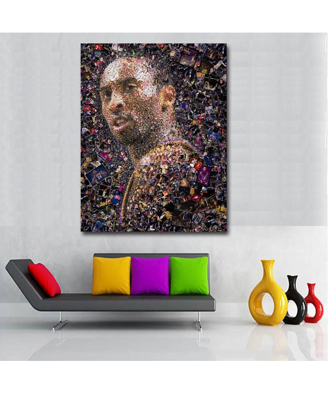 Copy of Kobe Bryant - Classic Lakers Portrait Canvas Print Wall Poster