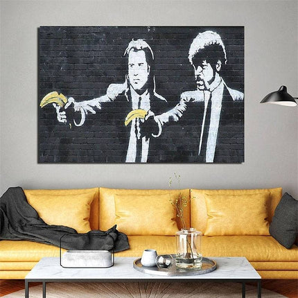 9mm Banana - Banksy Wall Poster