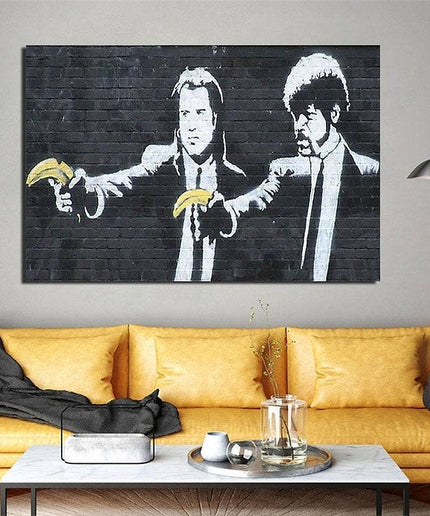 9mm Banana - Banksy Wall Poster