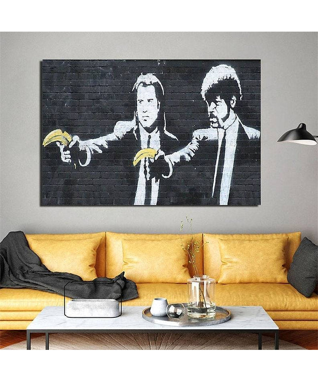 9mm Banana - Banksy Wall Poster