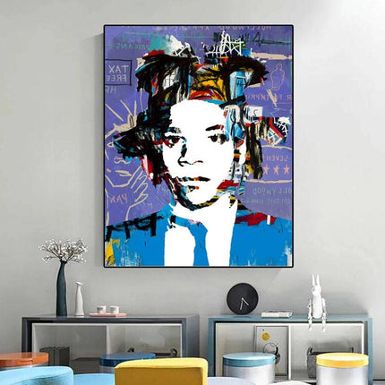 Basquiat Reimagined: Jean-Michel Basquiat by Stephen Chambers Wall Poster