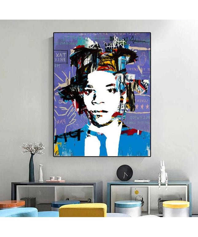 Basquiat Reimagined: Jean-Michel Basquiat by Stephen Chambers Wall Poster