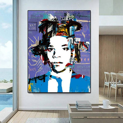 Basquiat Reimagined: Jean-Michel Basquiat by Stephen Chambers Wall Poster