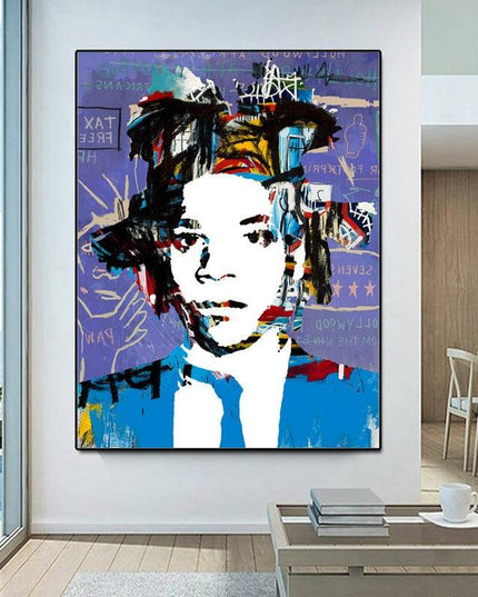 Basquiat Reimagined: Jean-Michel Basquiat by Stephen Chambers Wall Poster