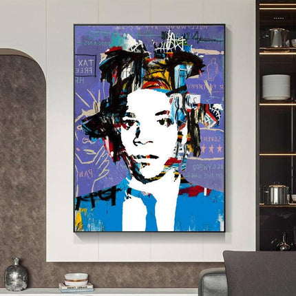 Basquiat Reimagined: Jean-Michel Basquiat by Stephen Chambers Wall Poster