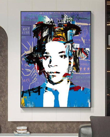 Basquiat Reimagined: Jean-Michel Basquiat by Stephen Chambers Wall Poster