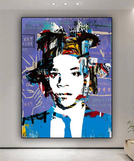 Basquiat Reimagined: Jean-Michel Basquiat by Stephen Chambers Wall Poster