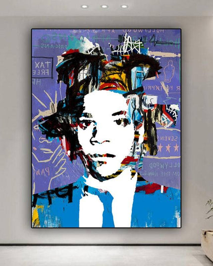 Basquiat Reimagined: Jean-Michel Basquiat by Stephen Chambers Wall Poster
