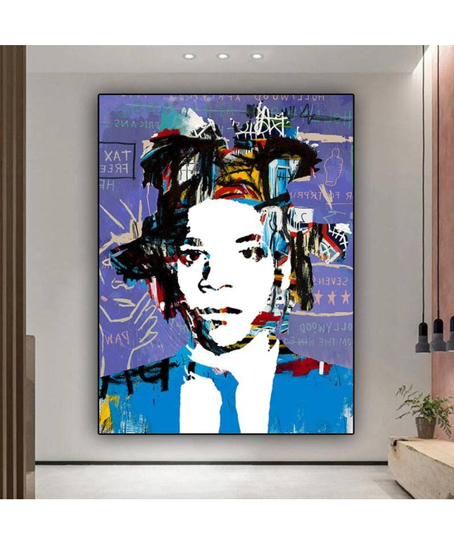 Basquiat Reimagined: Jean-Michel Basquiat by Stephen Chambers Wall Poster