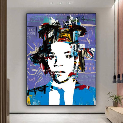 Basquiat Reimagined: Jean-Michel Basquiat by Stephen Chambers Wall Poster