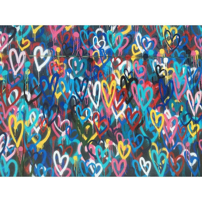Colorful Love Series Art Wall Poster - Romantic & Artistic Canvas Print