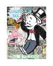 Monopoly Alec - B / 12 x 16 inch / 30 x 40 cm