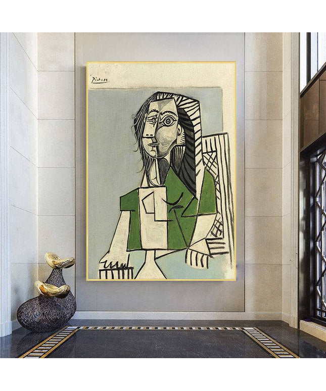 Cubist Lady - Picasso Wall Poster