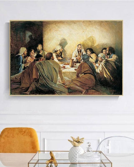 Divine Presence: Spiritual Jesus Christ Art Poster 