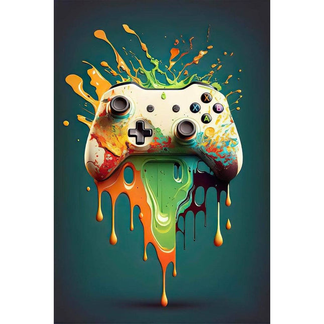 Embrace the Adventure - Game of Life Xbox Joystick Canvas Poster Wall Poster