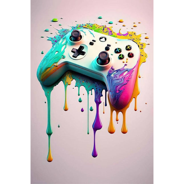 Embrace the Adventure - Game of Life Xbox Joystick Canvas Poster Wall Poster