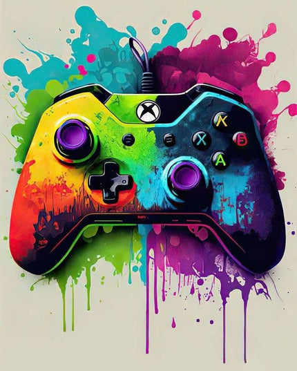 Embrace the Adventure - Game of Life Xbox Joystick Canvas Poster Wall Poster
