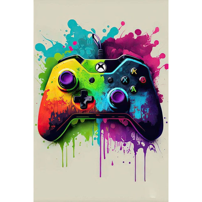 Embrace the Adventure - Game of Life Xbox Joystick Canvas Poster Wall Poster