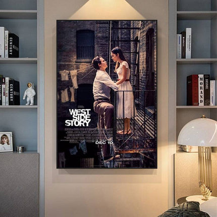 Epic Love Affair: West Side Story Classic Movie Canvas Poster 