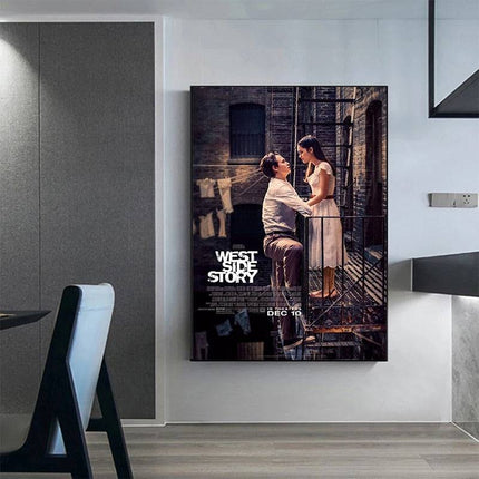 Epic Love Affair: West Side Story Classic Movie Canvas Poster 