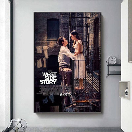 Epic Love Affair: West Side Story Classic Movie Canvas Poster 