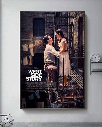 Epic Love Affair: West Side Story Classic Movie Canvas Poster 
