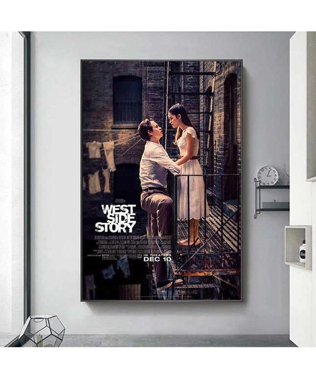 Epic Love Affair: West Side Story Classic Movie Canvas Poster 