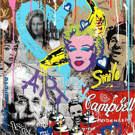 Famous Fusion - Graffiti Pop Art Wall Decor Canvas Poster Wall Poster