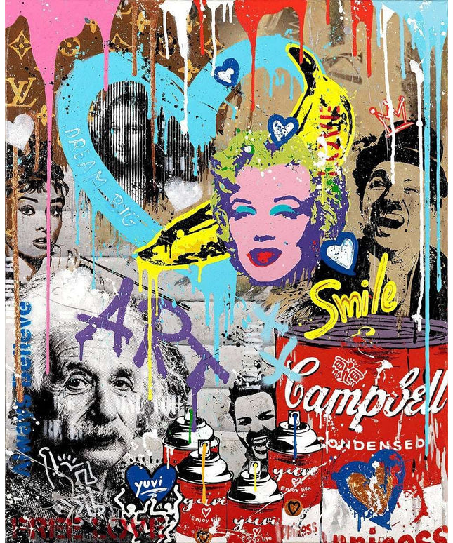 Famous Fusion - Graffiti Pop Art Wall Decor Canvas Poster Wall Poster