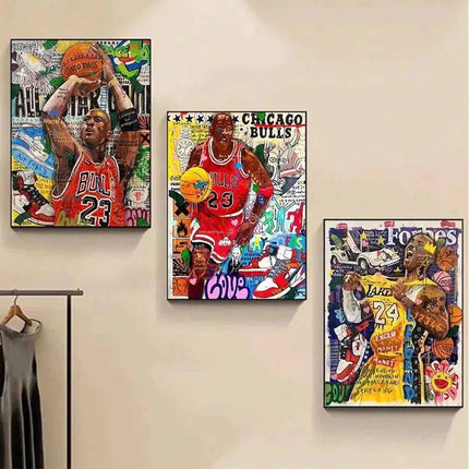 GOAT Basketball Art Print: Classic and Stylish Wall Poster