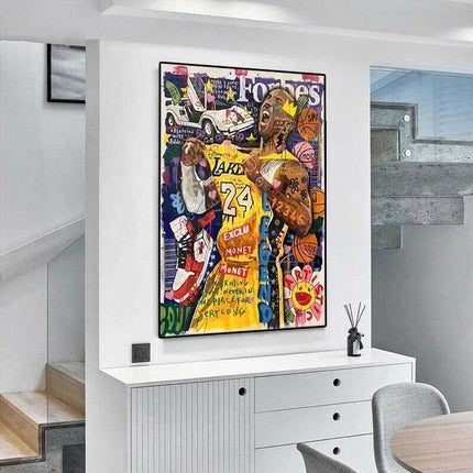 GOAT Basketball Art Print: Classic and Stylish Wall Poster