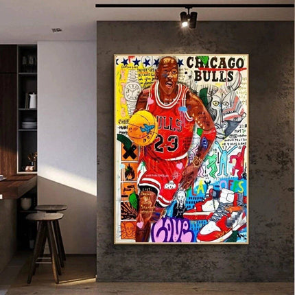 GOAT Basketball Art Print: Classic and Stylish Wall Poster