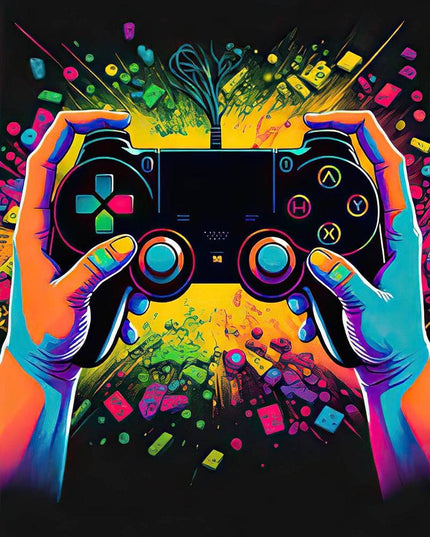 Copy of Embrace the Adventure - Game of Life Xbox Joystick Canvas Poster Wall Poster