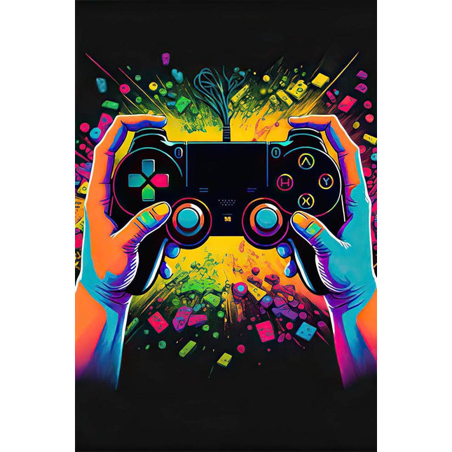 Copy of Embrace the Adventure - Game of Life Xbox Joystick Canvas Poster Wall Poster