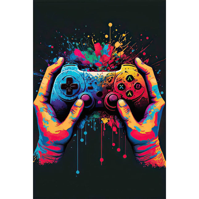 Copy of Embrace the Adventure - Game of Life Xbox Joystick Canvas Poster Wall Poster